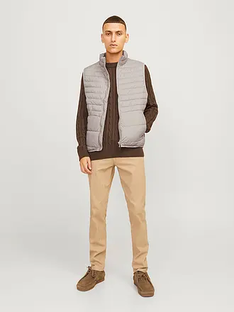 JACK & JONES | Steppgilet JJESTATE | creme